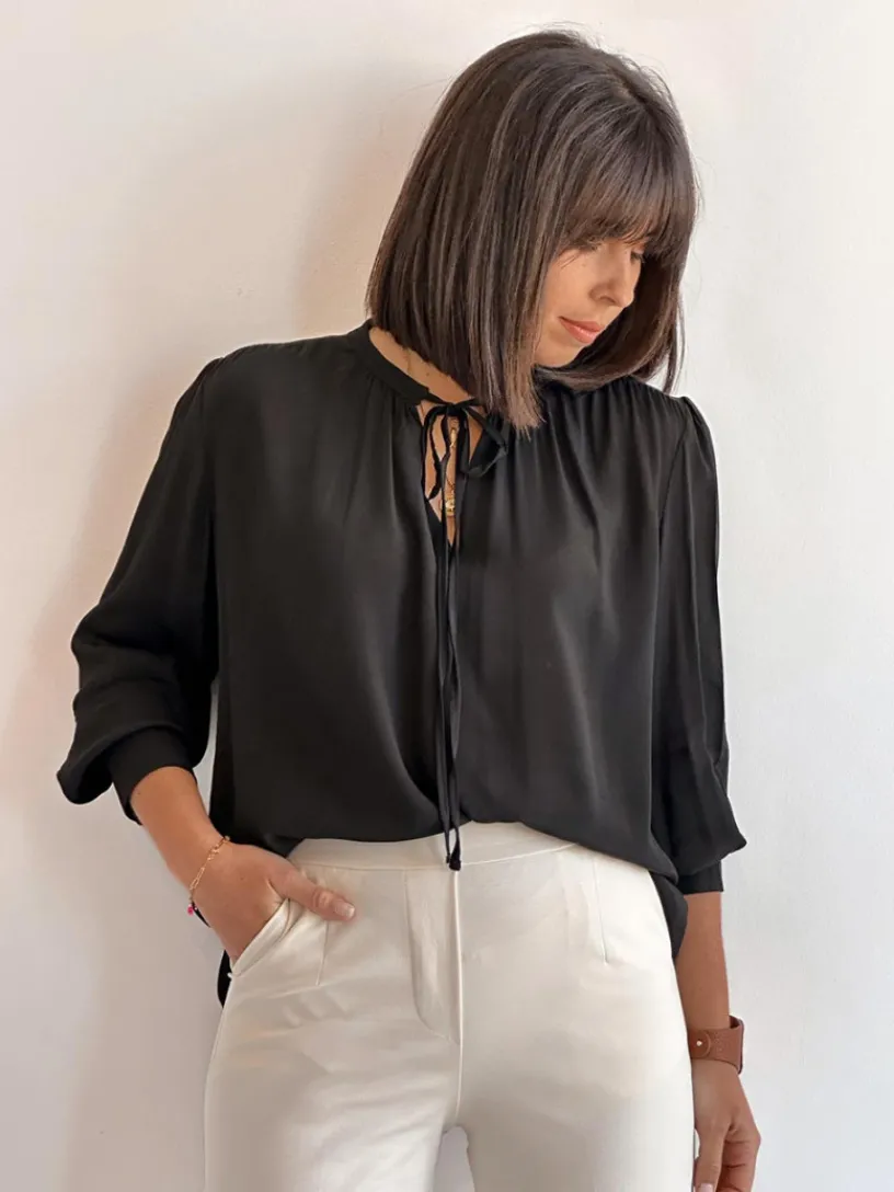 Blusas Y Camisas De Mujer-Mariquita Trasquilá BLUSA SEDA