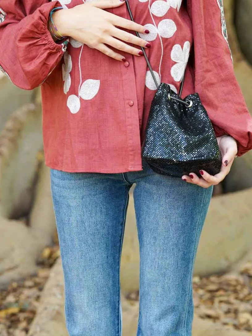 Bolsos De Fiesta-Mariquita Trasquilá BOLSO BANDOLERA LENTEJUELAS