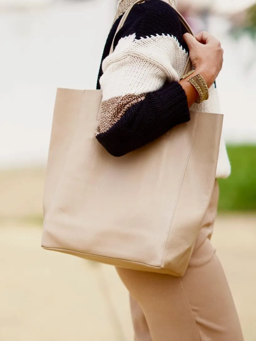 Bolsos Casual-Mariquita Trasquilá BOLSO SHOPPER BASIC Beige