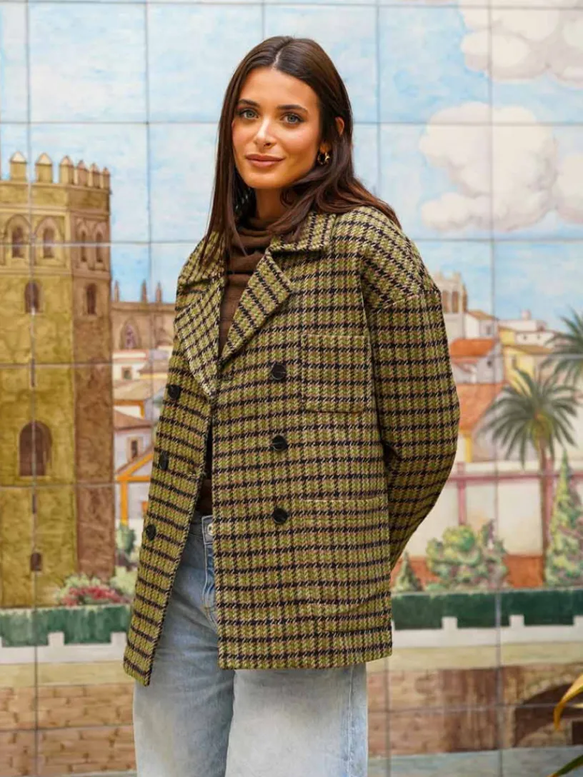 Abrigos Y Chaquetas-Mariquita Trasquilá CHAQUETA CUADROS TARTAN