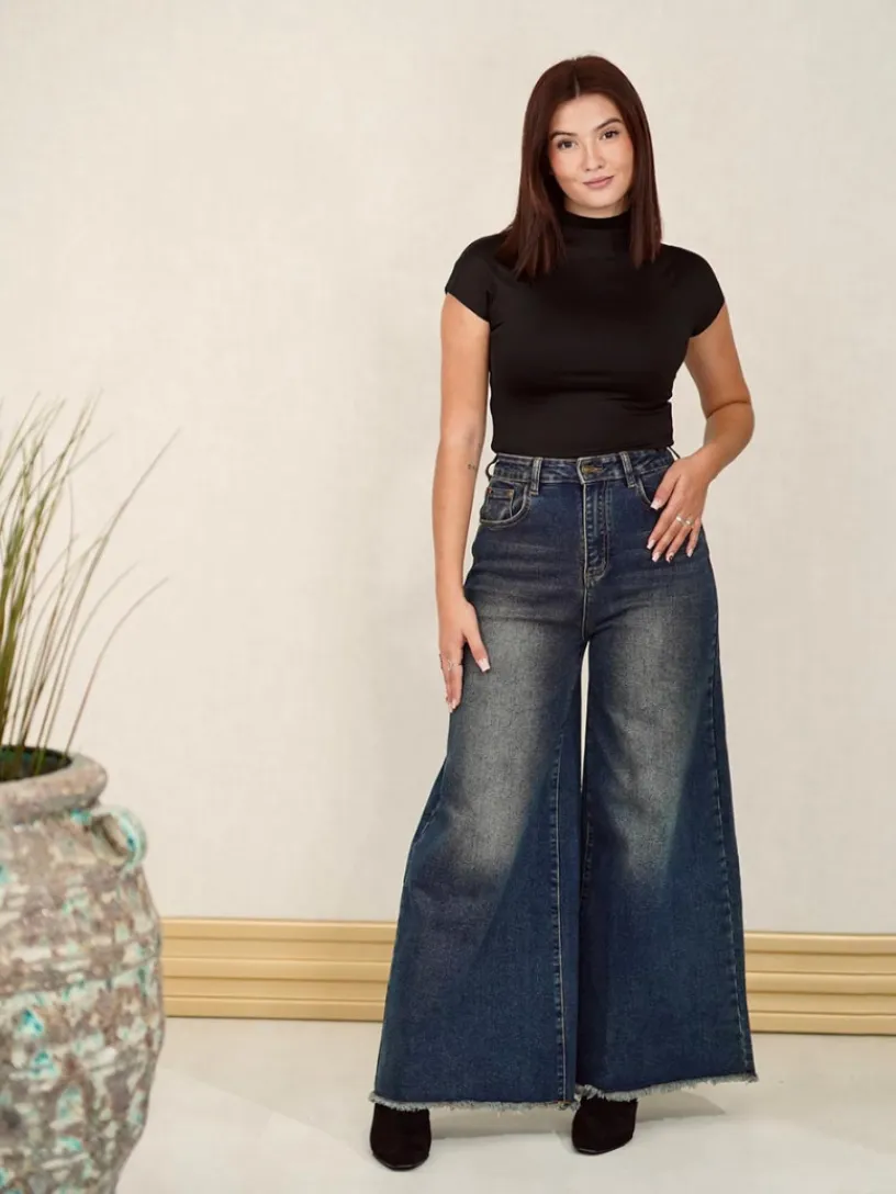 Pantalones De Mujer-Mariquita Trasquilá JEANS STRAIGHT Denim