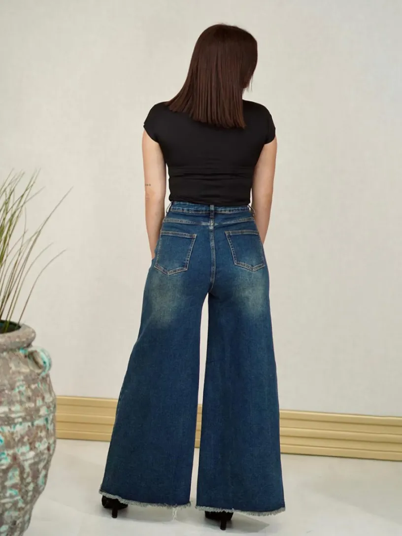 Pantalones De Mujer-Mariquita Trasquilá JEANS STRAIGHT Denim