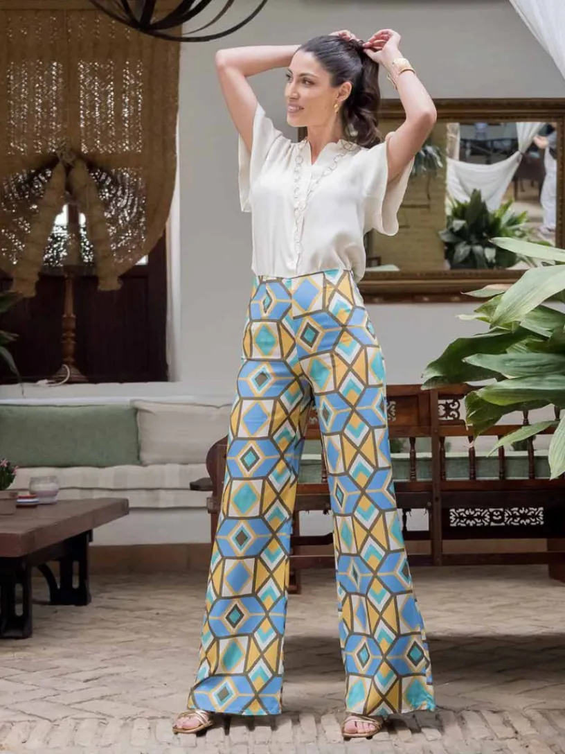 Pantalones De Mujer | Pantalones De Fiesta-Mariquita Trasquilá PANTALON DEBA AmarilloMostaza