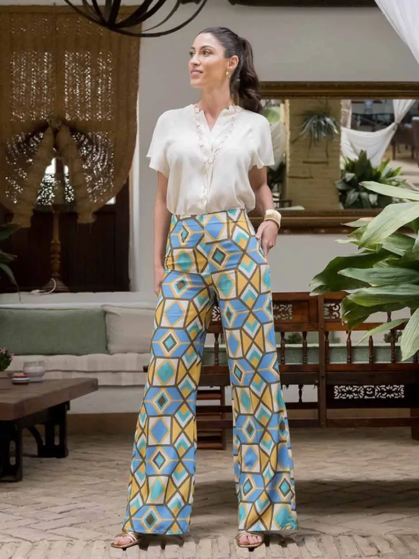 Pantalones De Mujer | Pantalones De Fiesta-Mariquita Trasquilá PANTALON DEBA AmarilloMostaza