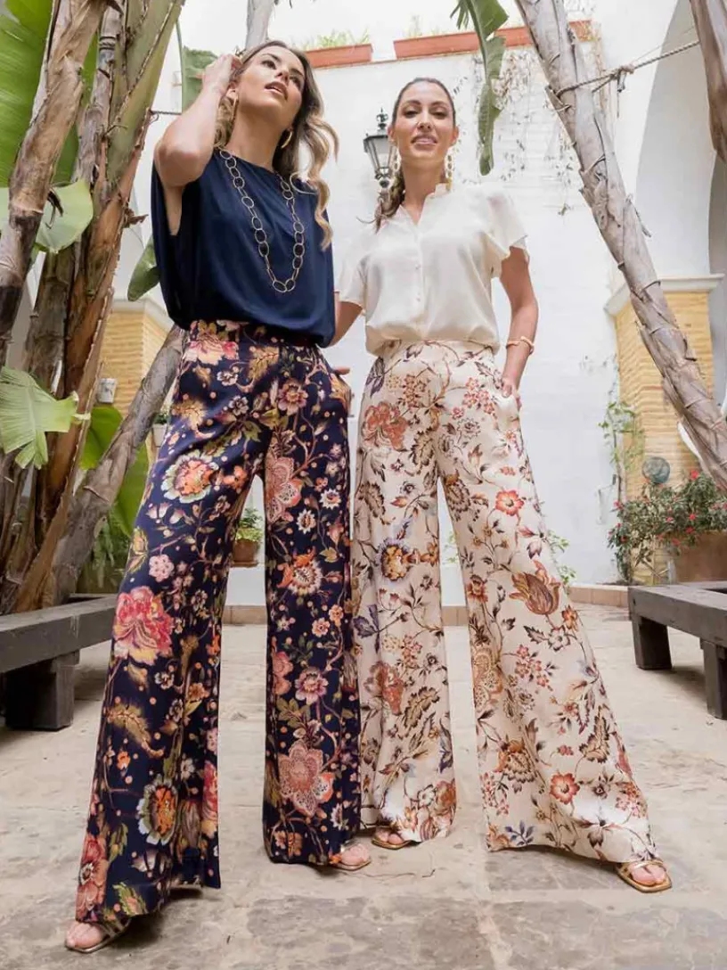 Pantalones De Fiesta-Mariquita Trasquilá PANTALON ESTAMPADO RAZZOLI