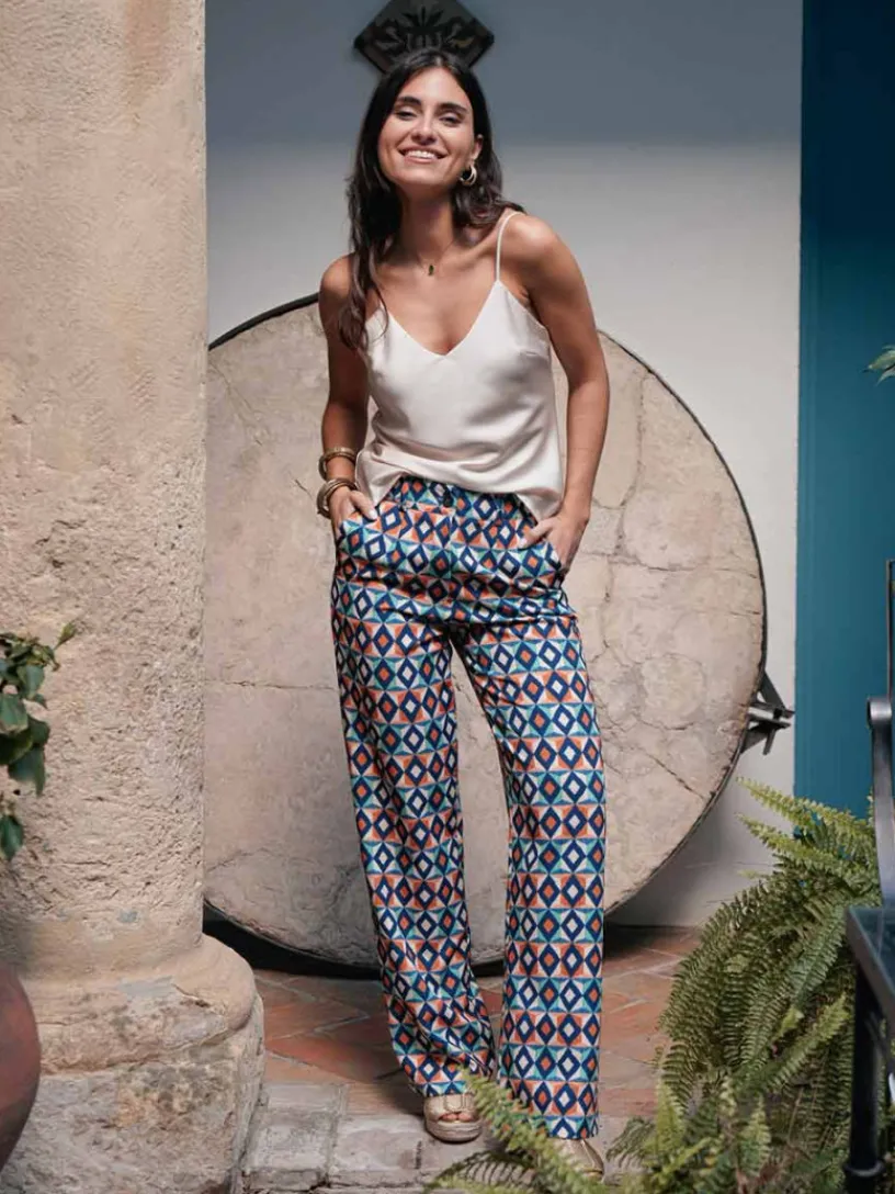 Pantalones De Mujer | Pantalones De Fiesta-Mariquita Trasquilá PANTALON GEOMETRIC