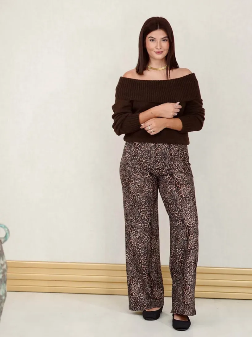 Pantalones De Mujer-Mariquita Trasquilá PANTALON LEOPARD Leopardo