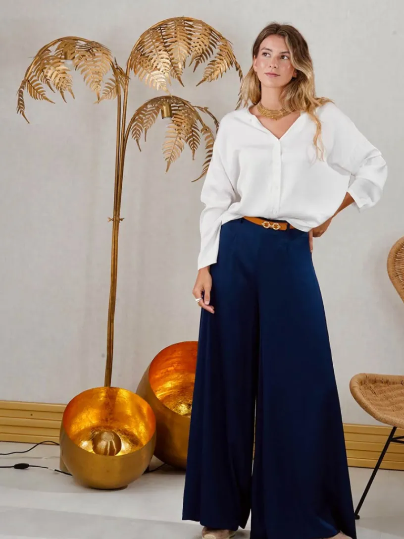 Pantalones De Mujer | Pantalones De Fiesta-Mariquita Trasquilá PANTALON PALAZZO DUNA